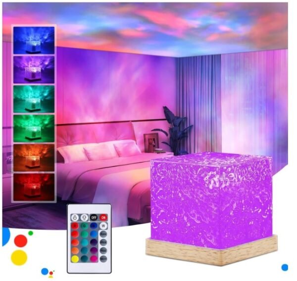 3D Water Ripple Effect Projection Lamp